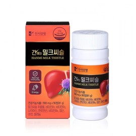 Hanmi Corporation For the liver, milk thistle 900mgx90 tablets, liver health silymarin, folic acid, zinc, vitamin selenium, niacin, 90 tablets / 간에는 밀크씨슬 900mgx90정 간 건강 실리마린 엽산 아연 비타민 셀레늄 나이아신 90정