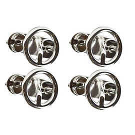 MARINE CITY 316 Stainless-Steel Marine Transom Mount Ski Tow Hook 4 Pcs (3/8âÃ 1-1/2â)