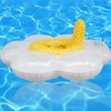 Children Inflatable Swimming Ring with Safety Seat Flower Shape Pool