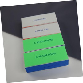 FOMIYES 12pcs Sponge Nail Buffer File for Manicure and Pedicure Lightweight Buffing Block for Natural and False Nails Easy Cuticle Remover