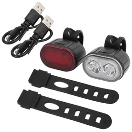 Bike LED Tail Light Front Light USB Rechargeable Cycling Safety Front Rear Lights Set