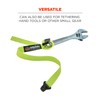 Lanyard with Clamp End, Easily Attaches to Hard Hat, Tools,