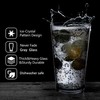 JGIRL Unbreakable Plastic Drinking Glasses, Set of 6, Shatterproof Drinking