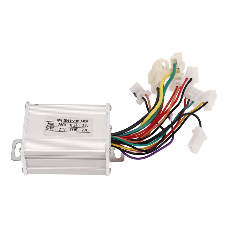 Electric Bike Speed Controller Brushed 24V 250W Aluminum Alloy Electric