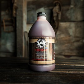 Bearded Butchers BBQ Sauce 64 oz Jug – Tangy & Smoky, Original Spice, Gluten Free, No MSG, Perfect for Ribs, Brisket, Burgers, Fries, BBQ, Real Ingredients, Molasses, Onion, Garlic – Bulk BBQ Sauce for Butchers, Restaurants, & Catering