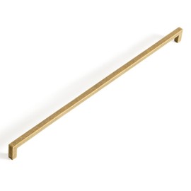 Yanxia Antique Brass Cabinet Handles, Rustic Refinement Drawer Pulls for Kitchen, Cabinet Hardware for Bedroom, 12-3/5 Inches Center to Center, 6 Pack (Model 8235)