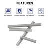 uxcell M4 x 150mm 304 Stainless Steel Fully Threaded Rod