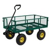 Finnhomy Heavy Duty 1000 Lbs Capacity Mesh Steel Garden Cart,