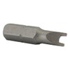 Drill America INS05-SP6 Spanner Insert Bit, 1/4" Hex Shank, #6x1"