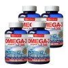 Tonglife Premium Omega3 1300+Vitamin D (1302mg / 통라이프 프리미엄오메가3 1300+비타민D(1302mg X 180캡슐 6개월분)4병 통라이프 프리미엄 오메가3 1300연어