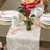 DII Holiday Dining Table Linen Sparkle Metallic Kitchen Décor, Table