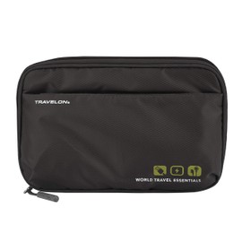 Travelon World Travel Essentials - Organizador técnico, Negro -, Una talla, Travelon World Travel Essentials - Organizador técnico