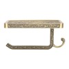 Toilet Paper Holder Multipurpose Retro Elegant Zinc Alloy Double Layer