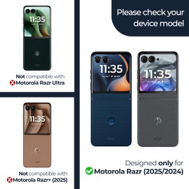 ArmorSuit 3 Pack Front Display Screen Protector for Motorola Razr (2025/2024) Max Coverage MilitaryShield HD Clear Film - Made in the USA