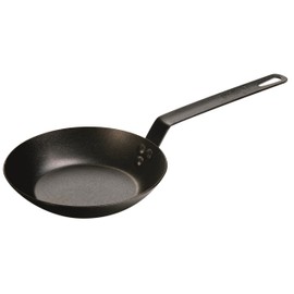 Lodge Pre-Seasoned Carbon Steel Skillet - Use in the Oven, on the Stove, on the Grill, or Over a Campfire - 8 Inch