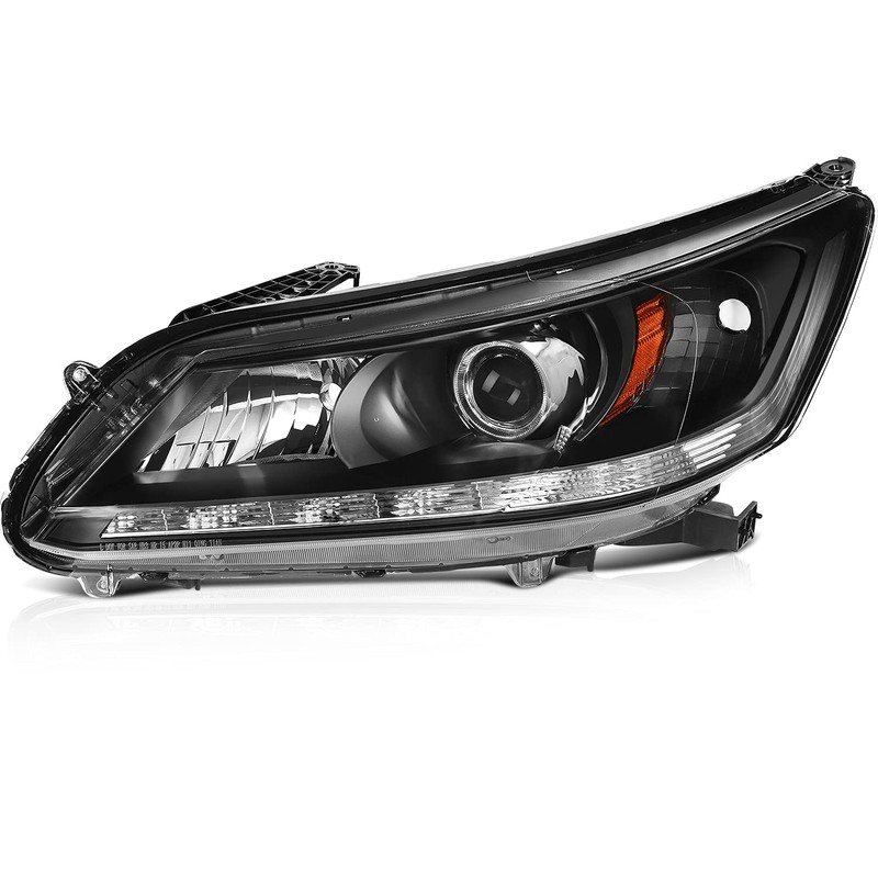 OCPTY Headlight Assembly Pair Replacement for Honda for Accord 2013-2015