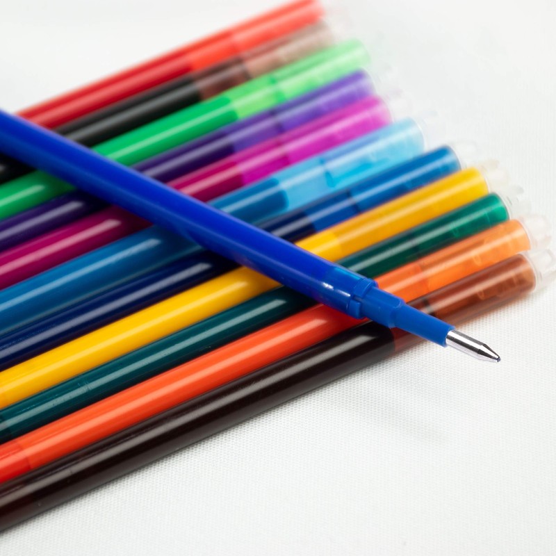Ezigoo Rollerball Pen Refills for Erasable Pen 0.7 mm Tip