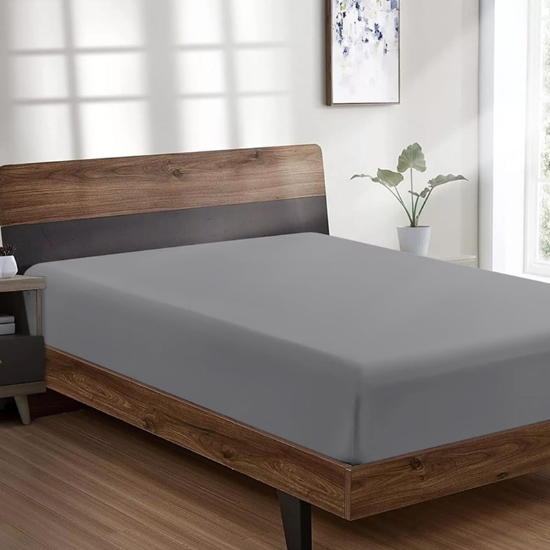 SSW HOMES Fitted Sheet 30 CM Deep Easy Care Soft