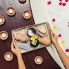 Relaxdays Nail Brush Set of 8 Double-Sided Hand Brushes with