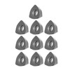 10Pcs Carbide Turning Inserts Indexable Coated Blade for Wood Milling