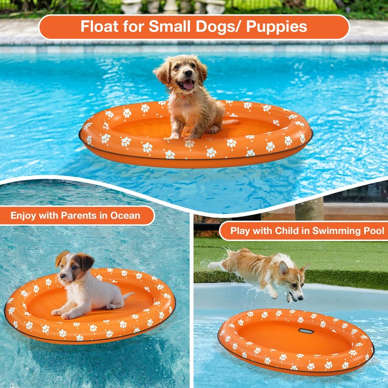Pet Soft Dog Float Raft - Inflatable Dog Swimming Float