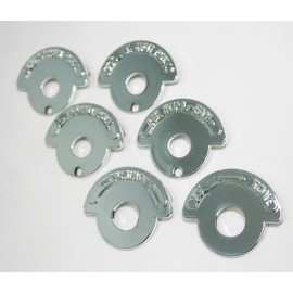 Keen Parts C2 Corvette Dash Bezels Set with AC (6 Pieces)