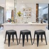 BUYUE Linen Magnetic Bar Stool Cushion, 1 Piece, Improved Non-Slip