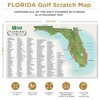 Golf Maps USA Florida State Golf Scratch Map with 111