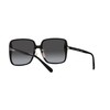 Coach HC8368D Sunglasses, Black/Grey Gradient, 61 mm