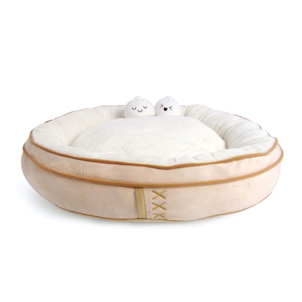TONBO Soft Plush Small Cute and Cozy Dog Cat Bed,