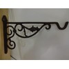 Wall Mount Cast Iron Flower Hanging Basket Hook Console Shelf