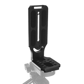 QWORK® Camera Vertical Universal L Bracket, L-Mount Camera Mount, for 1/4 Interface Tripod, Stabiliser etc