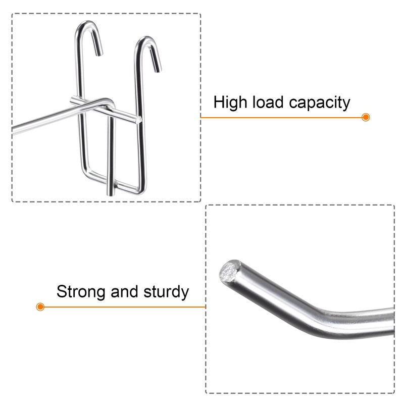 sourcing map Grid Wall Display Hooks Store Garage Storage Wall