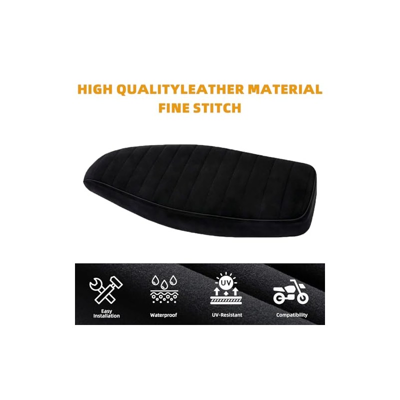 Bench Compatible with Simson S50 S51 S70 Seat Flat Black