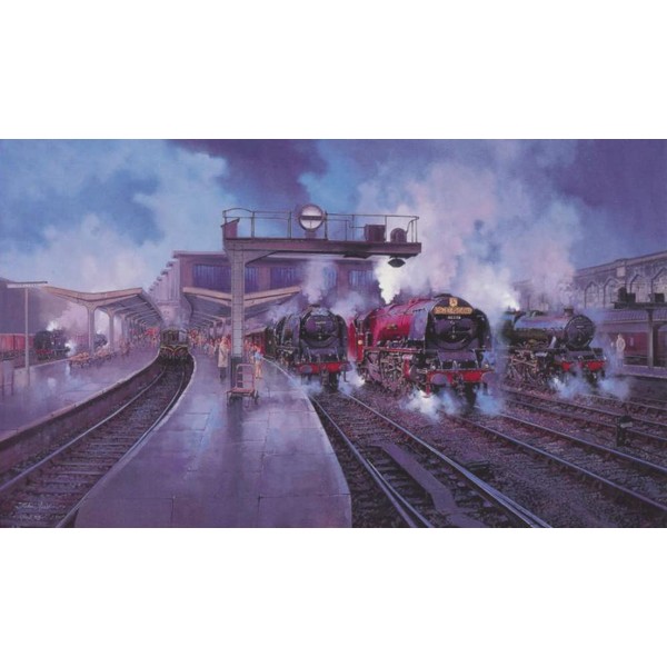 Duchess LMS BR Carlisle Railway Engine Steam Locomotive Train Birthday Card