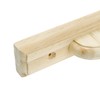 Mcredy 2 PCS Wood Shelf Bracket,6 Inch Triangle Wall Mount