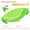 Clip on Strainer for Kitchen Pasta Strainer for Pots Heat