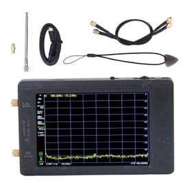 Spectrum Frequency Analyzer Resolution Switchable 100KHZ to 5.3GHZ 4in Screen Handheld Spectrum Analyzer