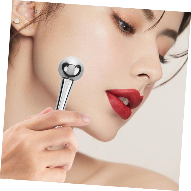 WOONEKY Cold Face Roller Stainless Steel Ice Massage Globes for
