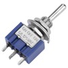 EVTSCAN 10Pcs SPDT Mini Toggle Switch 6A 125V AC, ON