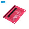 PATIKIL Pencil Pouch for 3 Rings Binder, 2 Pack Oxford