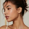 ALEXCRAFT Chunky Ear Cuff Gold Silver Set Non-Piercing Fake Helix