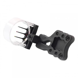 MiOYOOW Compound Bow Visor, Micro Adjustable 3 Pin Bow Visor Bow Target Device for Compound Bow Hunting Accessories Right or Left Hand Hunting Shooting