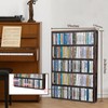 Wooden cassette tape storage Rack,Hold up to 115 cassette tapes,Wall