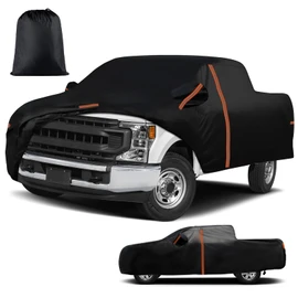 Waterproof Truck Cover for Ford F-250 / F-350 Super Duty 1999–2016 SuperCab 6.75" Beds Only– All Weather Outdoor Pickup Cover with Zipper Door & Windproof Straps, Sun UV Dust Protect Car Cover