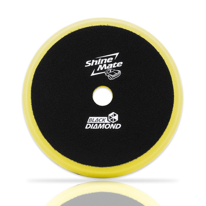 Shinemate - 7" Black Diamond (1) Yellow High Cut Foam