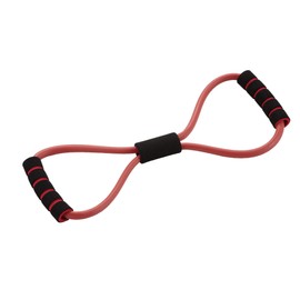 Captain Stag Vit Fit UR-826 Training Tube, Muscle Training, Exercise, Stretching Tube, Hard, Black/Red, Approx. 16.9 x 6.3 x 1.0 inches (430 x 160 x 25 mm)