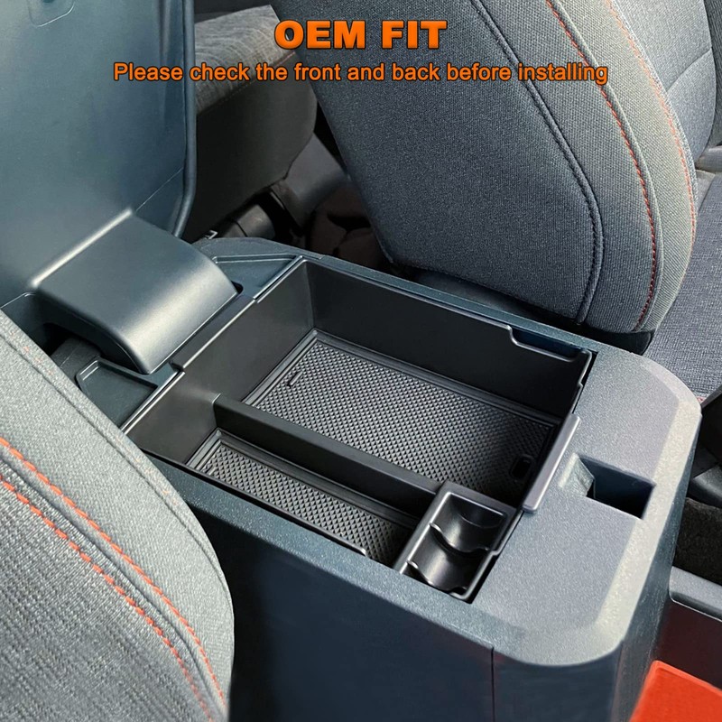 TOPINSTALL Center Console Tray Compatible with 2022-2026 Ford Maverick Accessories,