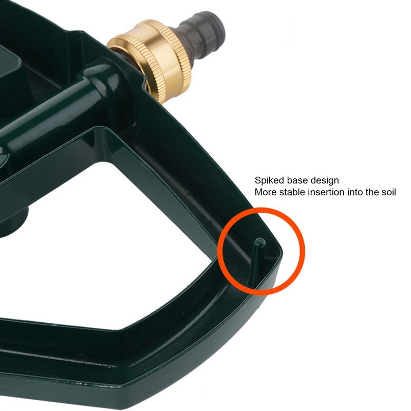 Rotating Sprinkler for Yard Lawn 360 Degree Rotation Adjustable Large
