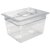 Vogue U236 Polycarbonate 1/4 Gastronorm Container, 1.6 L Capacity, 265